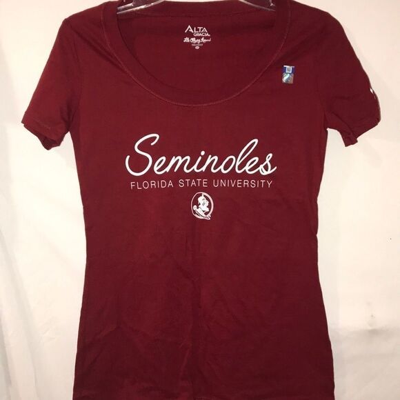 Alta Gracia Women's Burgundy Seminoles Florida State University T-Shirt Size XS - Picture 1 of 8